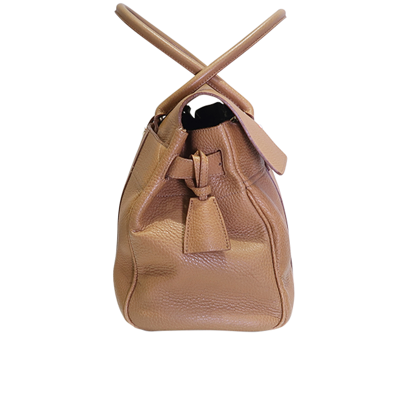 Pocket Bayswater M, &pound;320, Handbags, Tan, Leather, Side view